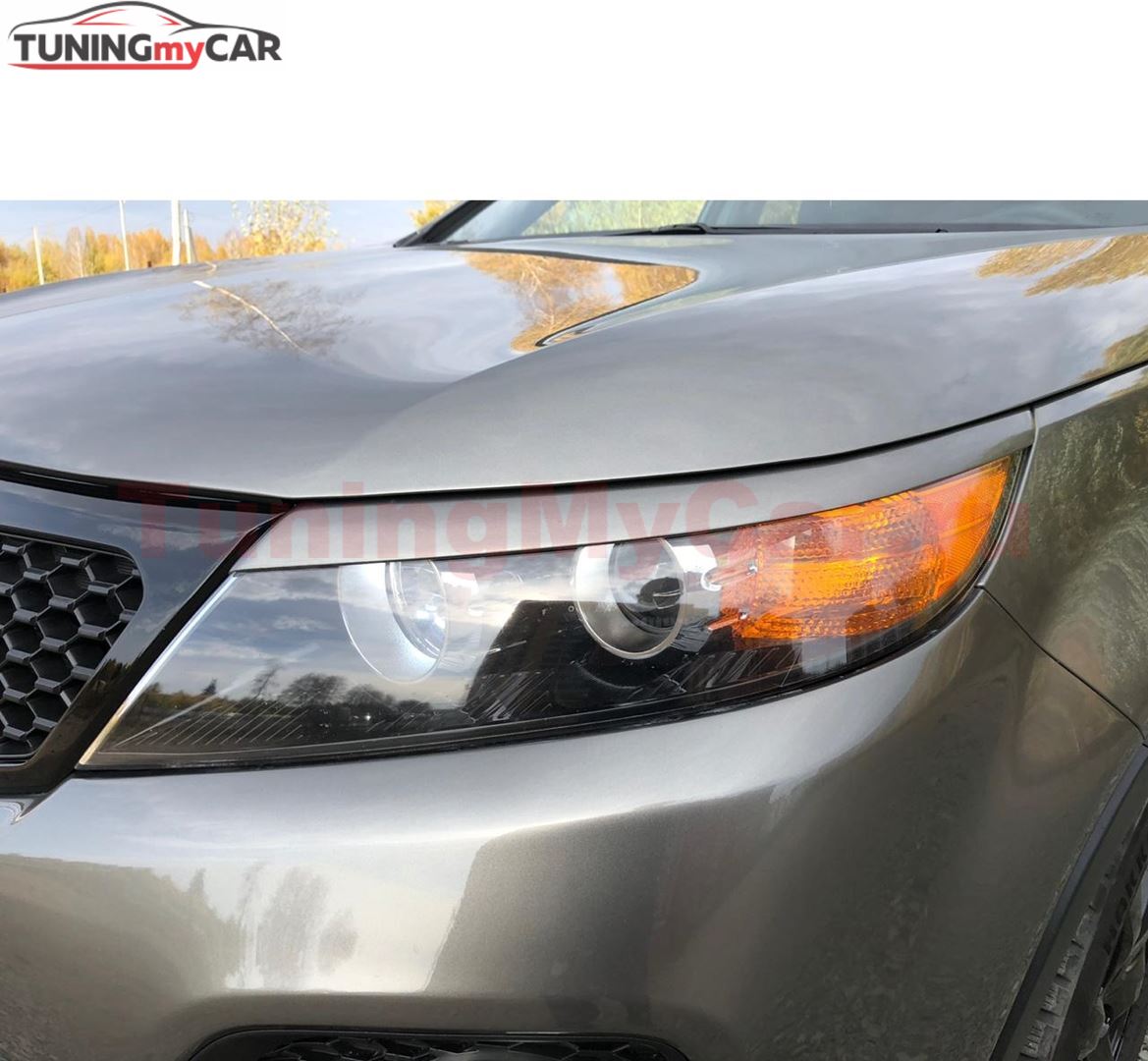 Реснички на фары KIA SORENTO 2009-2012